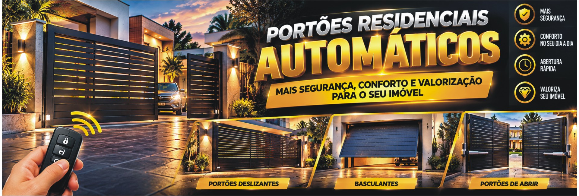 Portões automáticos